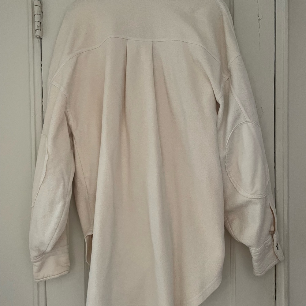 Free People Cream Button-Up Jacket - Picture 7 of 9